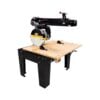 16" Super Duty Radial Arm Saw with wood table and clamps