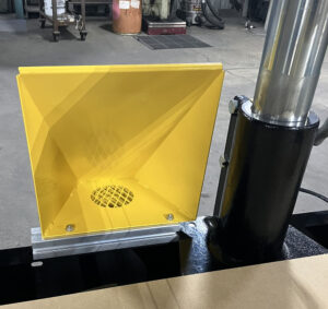 Dust Shroud mounted to a Radial Arm Saw