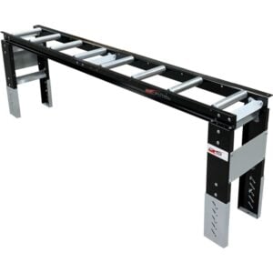 8' Saw Roller Extension Table with 8 Rollers and an extra Adjustable Leg