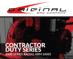 Cover of Contractor Duty Radial Arm Saw brochure