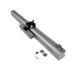4' Saw Measuring System with a Fixed Foot and attachment hardware.