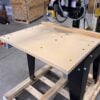 Contractor Duty radial arm saw replacement table board kit installed on saw